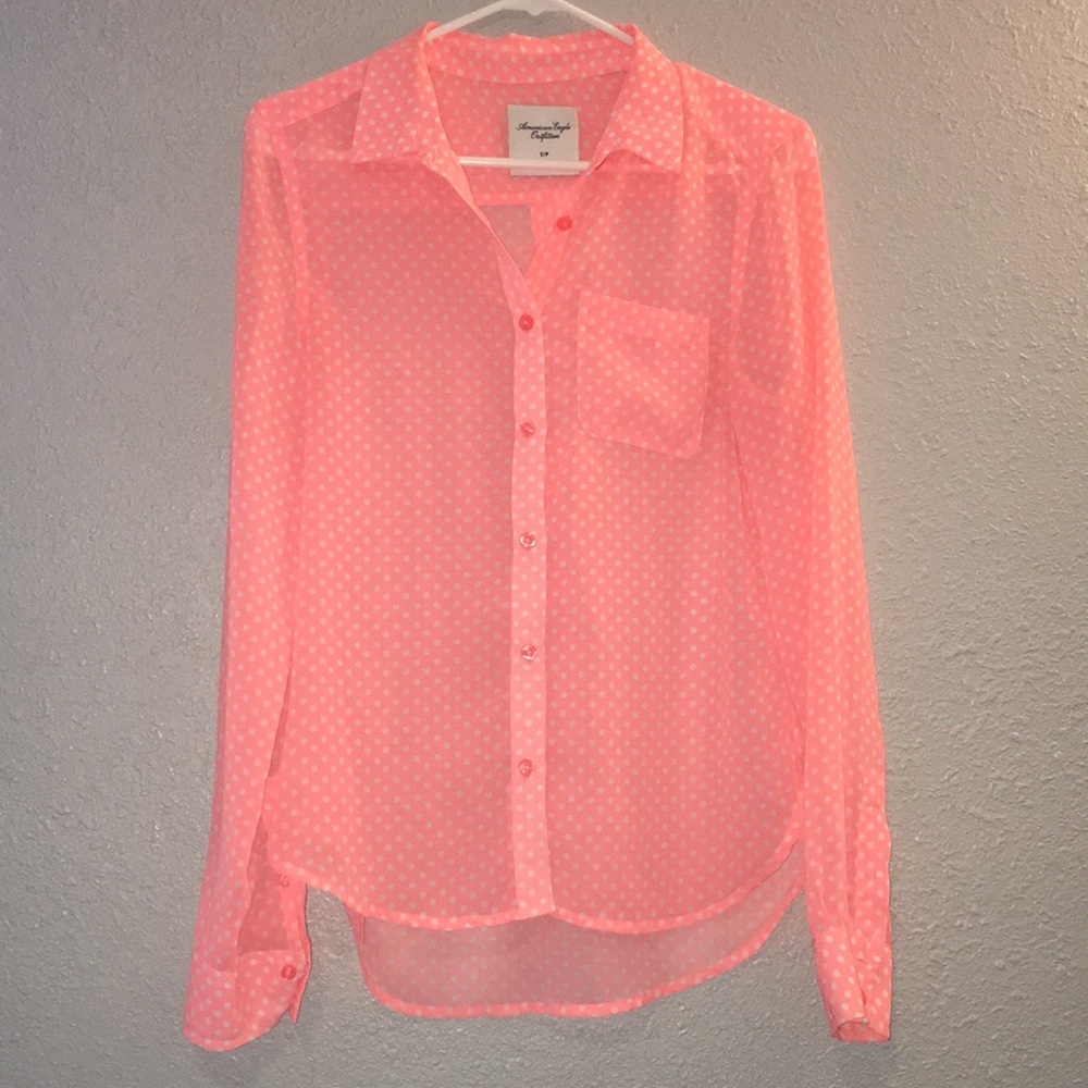 American Eagle Button Down Blouse - image 1